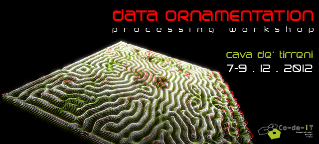 data ornamentation  - processing workshop