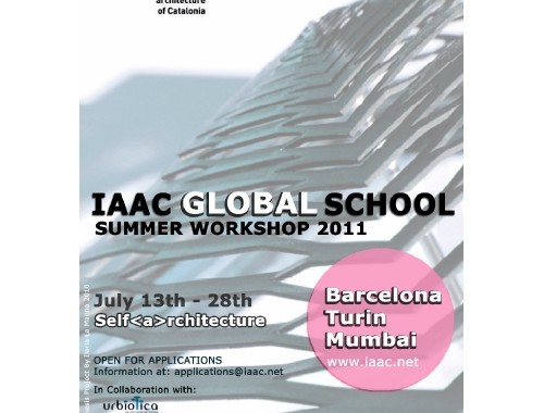 IaaC Global School – self(a)rchitecture - Summer workshop – Turin July 2011