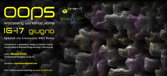 OoP5 - Processing workshop_ROME